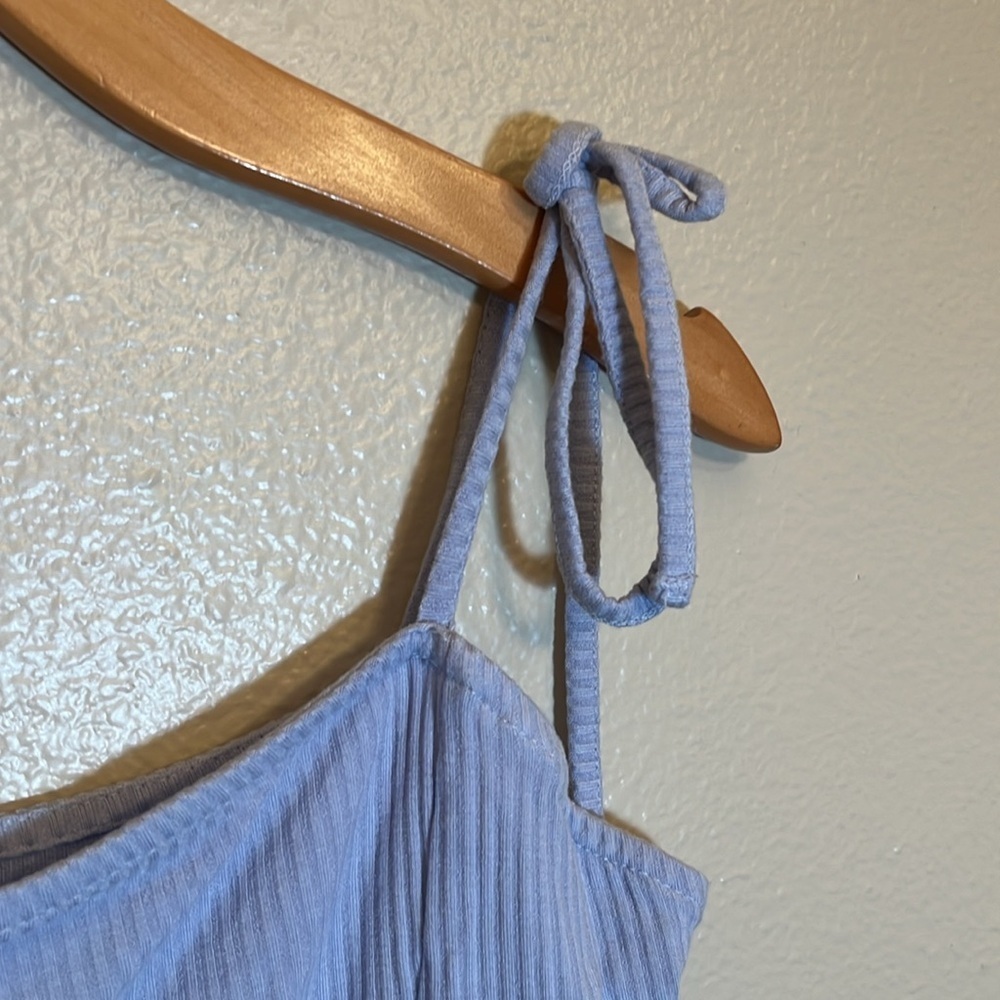 Topshop Button Spaghetti Strap Summer Mini Dress - image 5